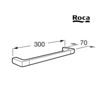 MEDIDAS TOALLERO LAVABO 30cm TEMPO ROCA